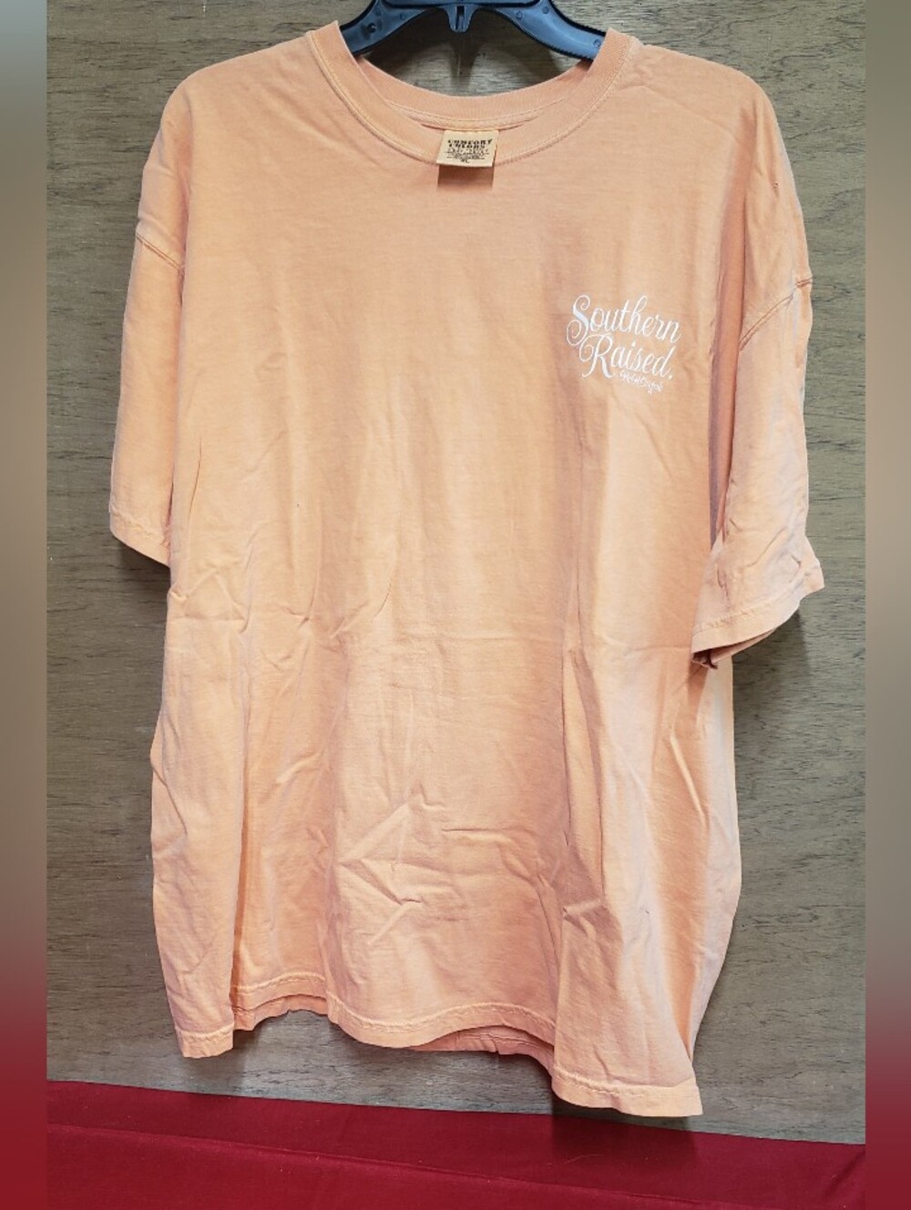 Comfort Colors Peach Southern Raised Christian Themed Tee XL